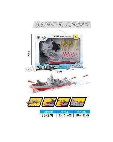 Σετ πολεμικά αεροσκάφη με πλοίο - T102B