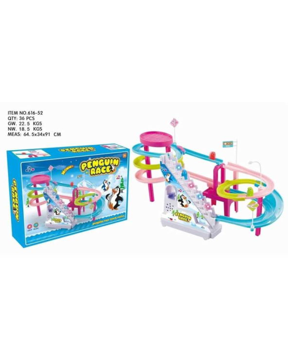 Παιχνίδι τσουλήθρα με Πιγκουίνους - 616-52