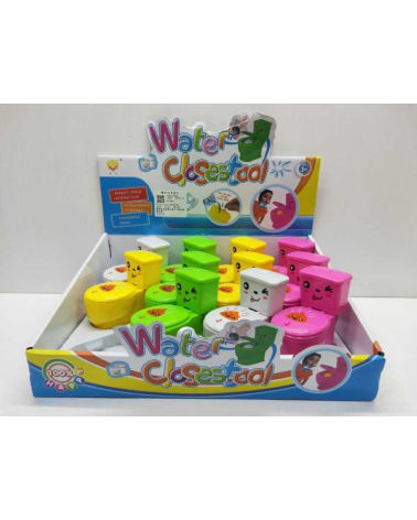 Παιχνίδι τουαλέτα mini που εκτοξεύει νερό - Σετ 12pcs - R1406A