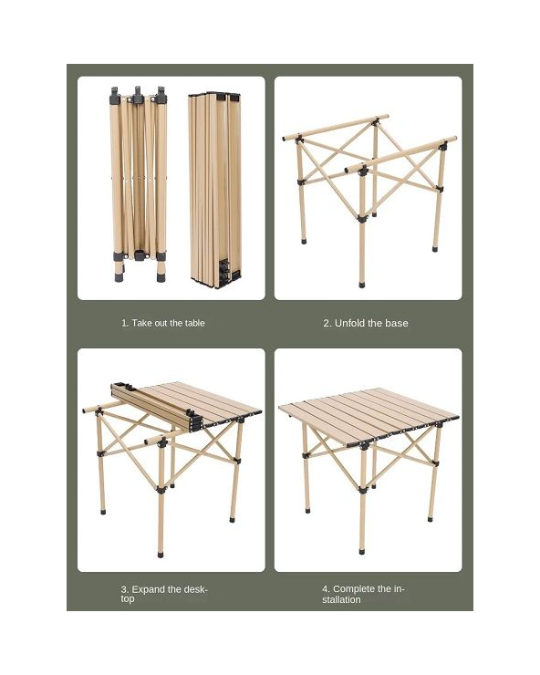 Πτυσσόμενο τραπέζι εξωτερικού χώρου - 2004-64cm