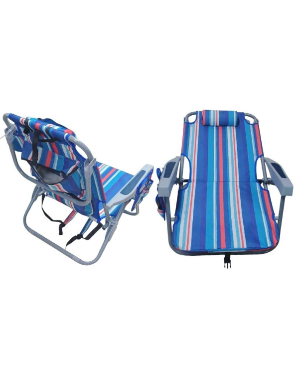 Πτυσσόμενη καρέκλα camping - 1613LV - 241750 - Blue/Red