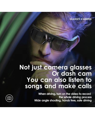 Smart γυαλιά Bluetooth με κάμερα - YJ01