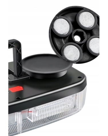 Ασύρματος φάρος οχημάτων Strobe & προβολέας έκτακτης ανάγκης με μαγνητική βάση - 1108914