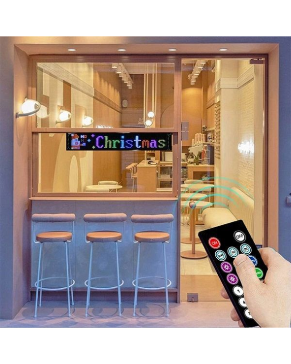 Διαφημιστική εύκαμπτη πινακίδα οχημάτων LED με τηλεχειριστήριο - 1122110A/04316