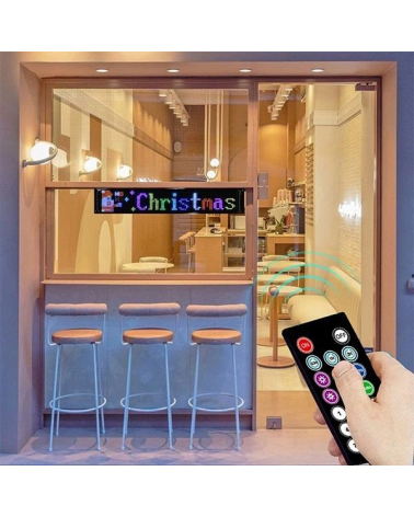 Διαφημιστική εύκαμπτη πινακίδα οχημάτων LED με τηλεχειριστήριο - 1122110A/04316