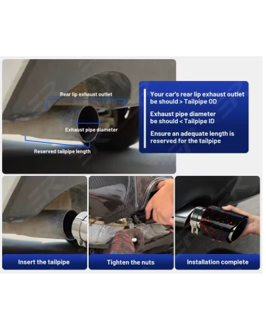 Τελικό εξάτμισης αυτοκινήτου με φωτισμό - G35702-KZ - 120830 - Red