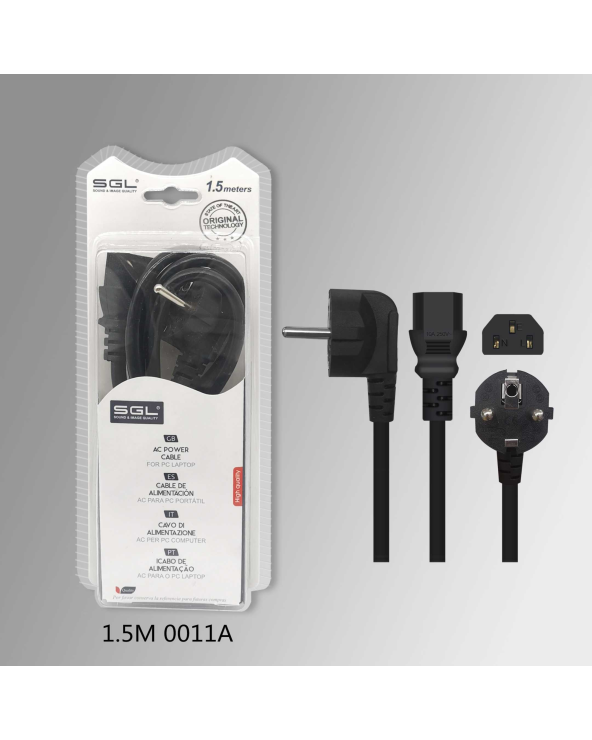 Καλώδιο τροφοδοσίας AC - Power Cable - 1.5m - 0011A