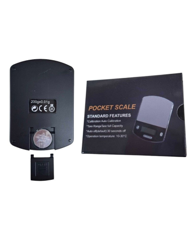 Ψηφιακή ζυγαριά ακριβείας τσέπης  - ZHH-200g