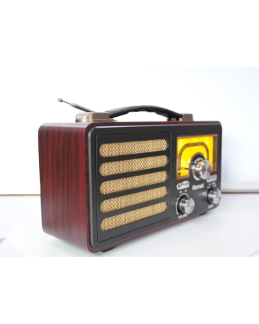 Επαναφορτιζόμενο ραδιόφωνο Retro - M1912-BT - 119125 - Grey