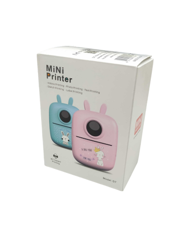 Παιδικός mini εκτυπωτής - D7 - 810699 - Pink