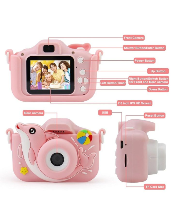 Παιδική ψηφιακή κάμερα - X12 - 884478 - Pink
