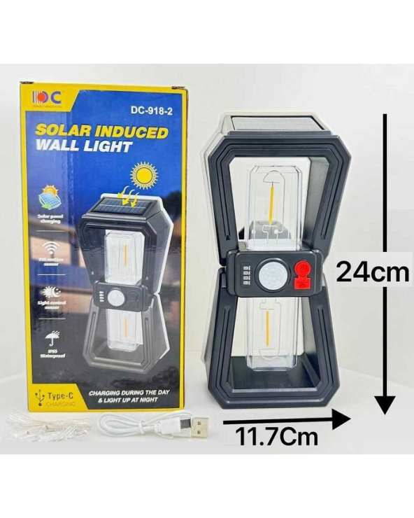 Επαναφορτιζόμενο ηλιακό φωτιστικό LED εξωτερικού χώρου - FA-DX918-2