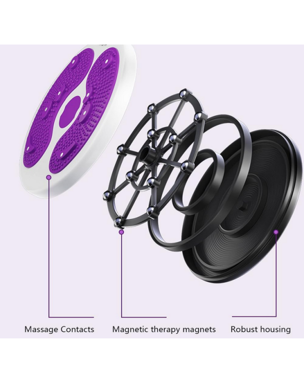 Δίσκος Ισορροπίας εκγύμνασης σώματος με λαβές - Waist Twisting Board