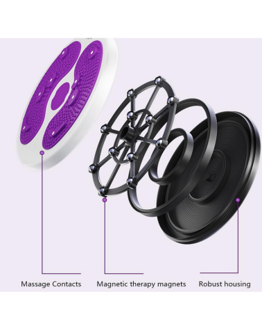 Δίσκος Ισορροπίας εκγύμνασης σώματος με λαβές - Waist Twisting Board