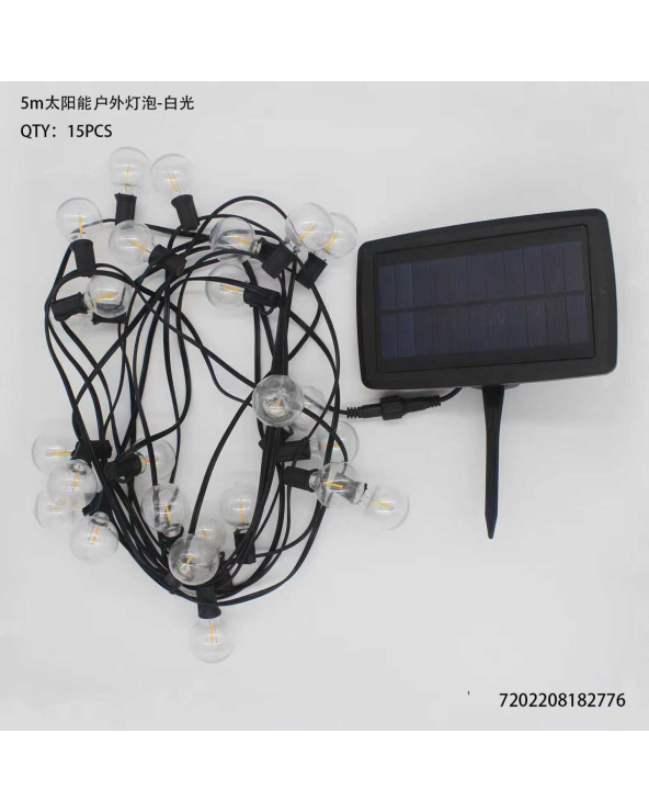 Ηλιακό σετ εξωτερικού φωτισμού LED - 5m