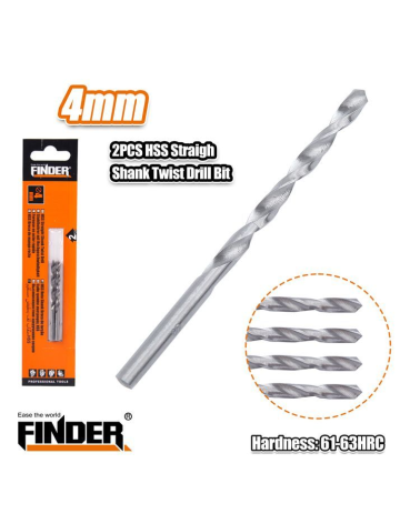 Τρυπάνια σιδήρου - 4241 - 4mm - 2pcs - Finder