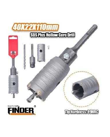 Διαμαντοκορώνα μπετού - 40x22x110mm - Finder