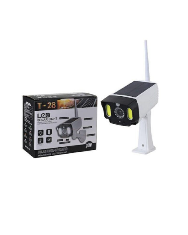 Ηλιακός προβολέας LED COB & Dummy Camera – T28 – 20W – 235949