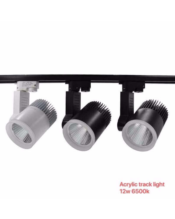 Προβολέας LED τροχιάς για ράγα φωτισμού - 12W - 6500K