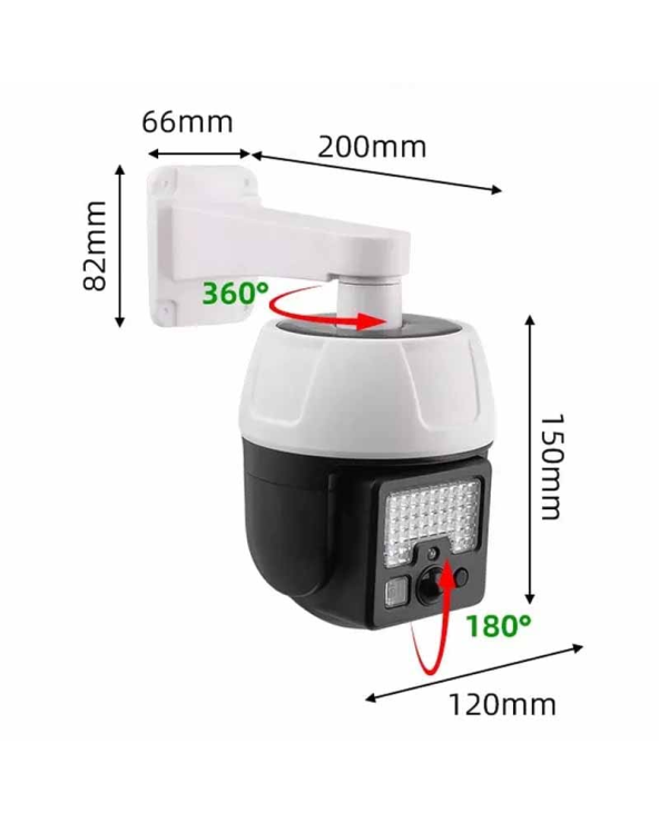 Ηλιακός προβολέας LED & Dummy Camera - 5118-1