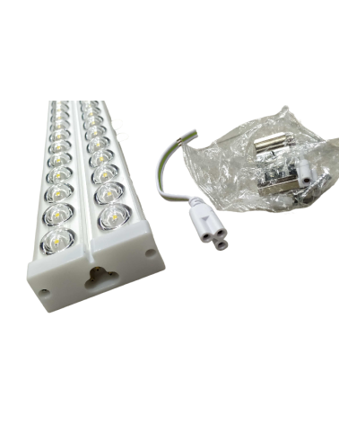 Μπάρα φωτισμού LED - 2 row tube - 25W - 60cm - T10 - Cool White