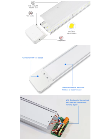 Μπάρα φωτισμού LED - Tube - 24W - 60cm