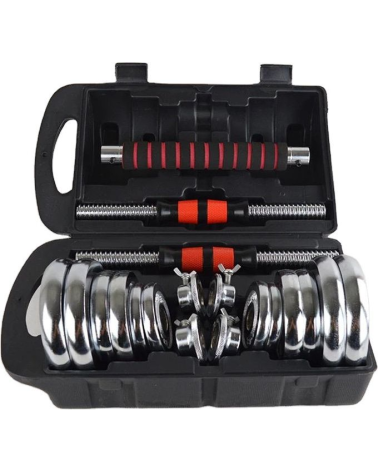 Σετ αλτήρες γυμναστικής με μπάρα - 20kg