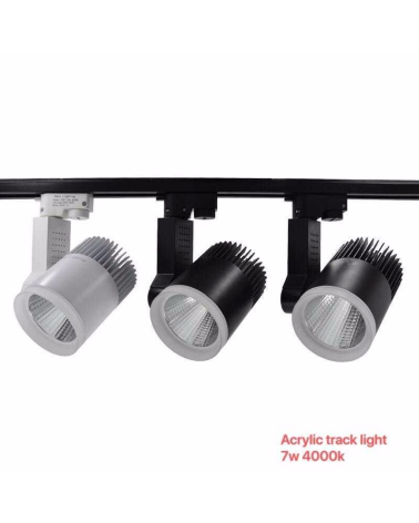 Προβολέας LED τροχιάς για ράγα φωτισμού - 7W - 4000K