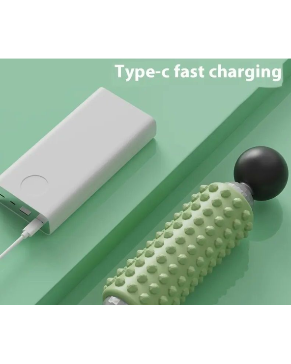 Επαναφορτιζόμενο Massage Roller - USB - 813607 - Green