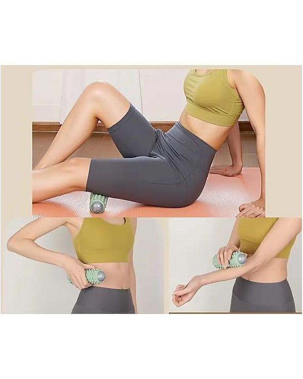 Επαναφορτιζόμενο Massage Roller - USB - 813607 - Ash Grey