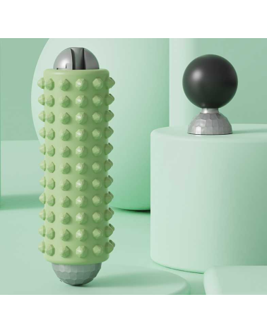 Επαναφορτιζόμενο Massage Roller - USB - 813607 - Ash Grey