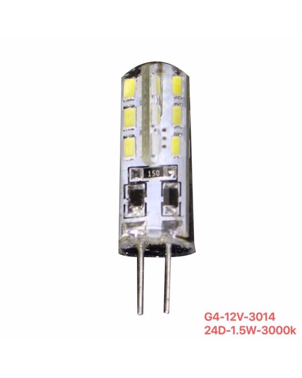 Λαμπτήρας LED - G4 - 12V - 1.5W - 3000K - 48D