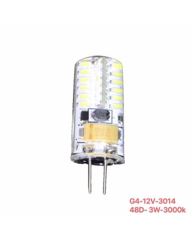 Λαμπτήρας LED - G4 - 12V - 2W - 3000K - 48D