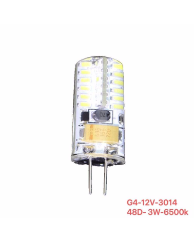 Λαμπτήρας LED - G4 - 12V - 1.5W - 6500K - 48D