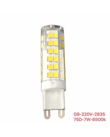 Λαμπτήρας LED - G9 - 220V - 7W - 6500K - 75D