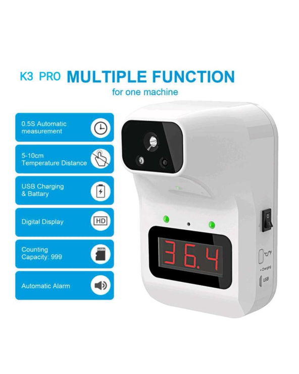 Ψηφιακό επιτοίχιο θερμόμετρο - K3 Pro