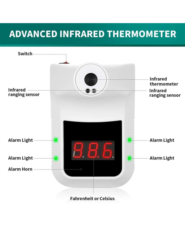 Ψηφιακό επιτοίχιο θερμόμετρο - K3