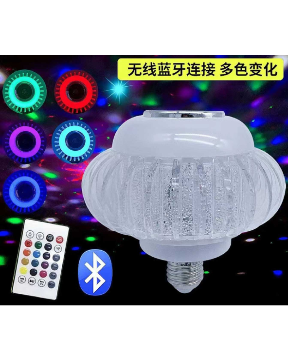 Φωτορυθμική λάμπα RGB με ηχείο Bluetooth