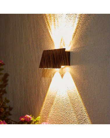 Ηλιακό φωτιστικό τοίχου LED - Warm White - 4lamps
