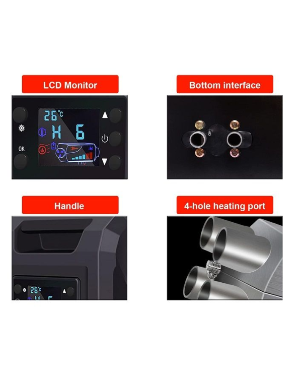 Φορητό αερόθερμο πετρελαίου - 5000W - 12/24V