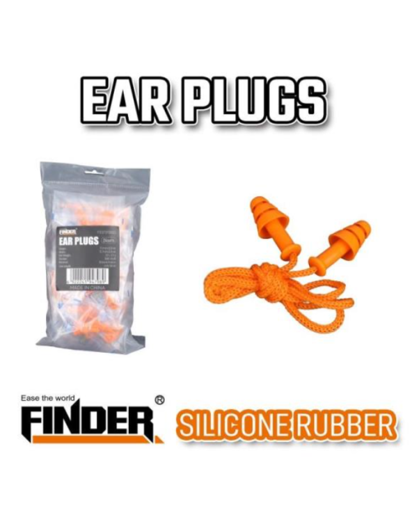 Ωτοασπίδες προστασίας θορύβου εργασίας - 24pcs - 38dB - Finder