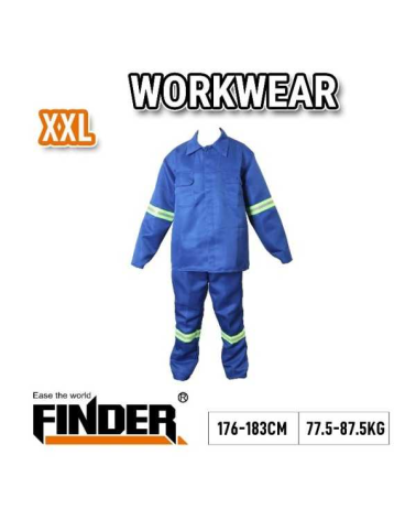 Φόρμα εργασίας με ανακλαστικά - No.2XL - 78-88kg - Finder