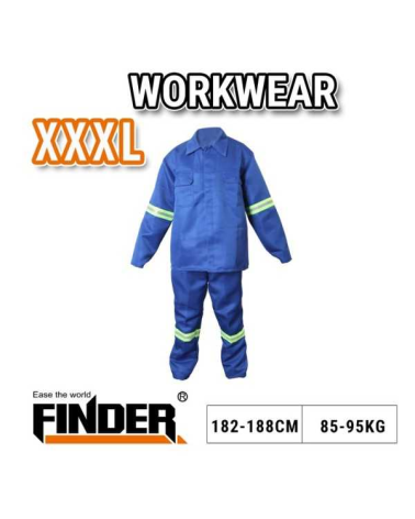 Φόρμα εργασίας με ανακλαστικά - No.3XL - 85-95kg - Finder