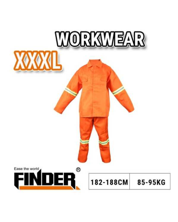 Φόρμα εργασίας με ανακλαστικά - No.3XL - 85-95kg - Finder