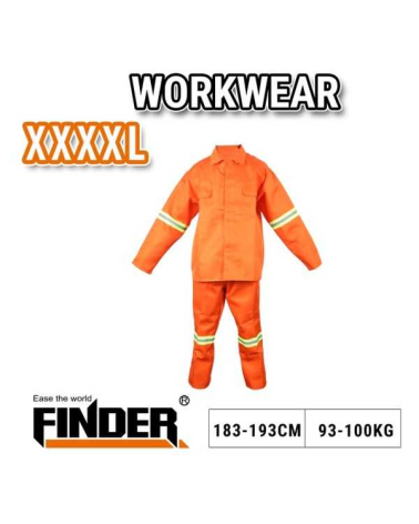 Φόρμα εργασίας με ανακλαστικά - No.4XL - 93-100kg - Finder