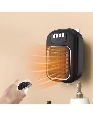 Ηλεκτρικό αερόθερμο πρίζας με τηλεχειριστήριο - 532156 - White