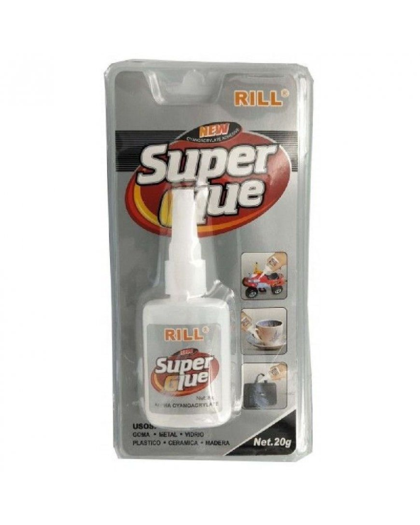 Κυανοακρυλική κόλλα ισχυρής δράσης - 20gr - RL9200 - Super Glue Rill