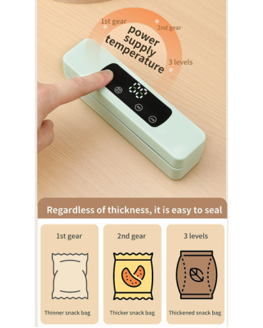 Συσκευή αεροστεγούς σφράγισης τροφίμων & αεροσυμπιεστής - DTY-188 - 814307 - Pink