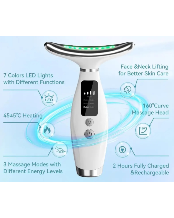 Συσκευή φωτοθεραπείας προσώπου-λαιμού - EMS Face Neck Lifting - HY69