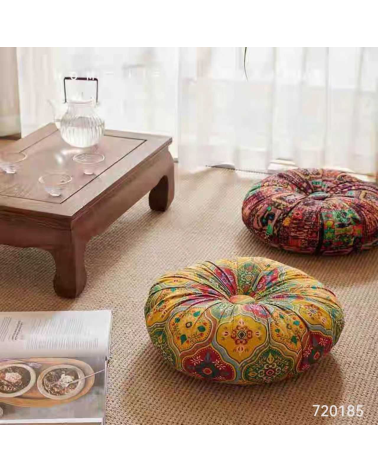 Μαξιλάρι καρέκλας Πουφ - Boho - 40cm - 720185 - Blue/Red